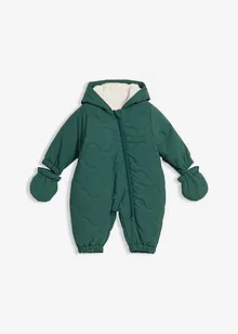 Zateplená kombinéza s odnímatelnými rukavicemi, bonprix