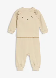 Mikina a kalhoty s organickou bavlnou (2dílná souprava), bonprix