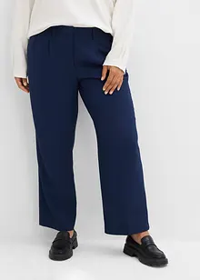 Široké 7/8 kalhoty z elastické směsi s organickou bavlnou, bonprix