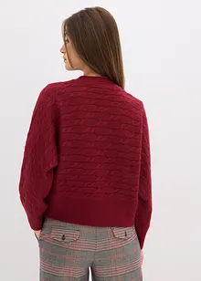 Oversize pletený kabátek, bonprix