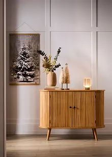 LED obraz na plátně s vánočními stromky, bonprix