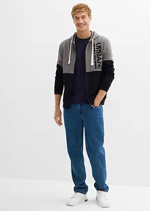 Mikina na zapínání s kapucí, z čisté organické bavlny, bonprix