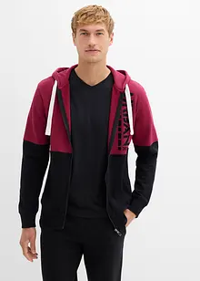 Mikina na zapínání s kapucí, z čisté organické bavlny, bonprix