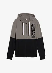 Mikina na zapínání s kapucí, z čisté organické bavlny, bonprix