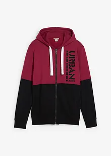 Mikina na zapínání s kapucí, z čisté organické bavlny, bonprix