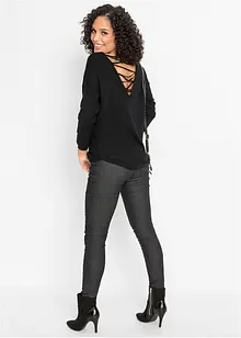 Svetr z jemné pleteniny z viskózové směsi, bonprix