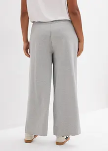 Volné kalhoty se širokými nohavicemi, ze směsi s viskózou, bonprix