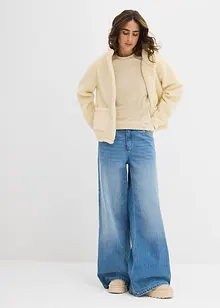 Triko s dlouhým rukávem, z čisté organické bavlny (2 ks), bonprix