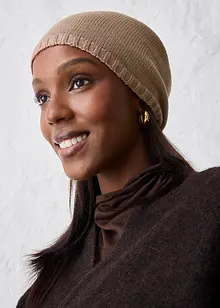 Čepice Beanie z jemné pleteniny, bonprix