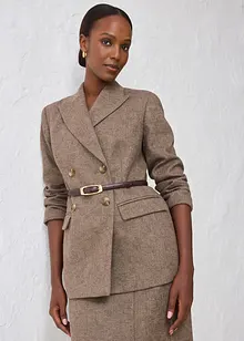 Úzký kožený pásek, bonprix