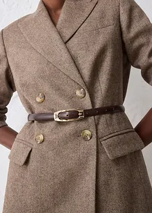 Úzký kožený pásek, bonprix