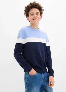 Svetr z jemné pleteniny z čisté bavlny, bonprix