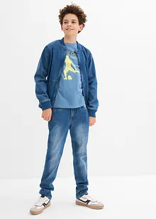 Triko s dlouhým rukávem, z čisté organické bavlny, bonprix