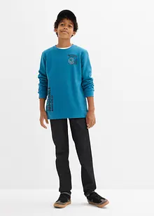 Mikina z měkké bavlněné směsi, bonprix