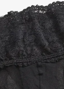 Transparentní punčochové kalhoty s krajkou v pase, 15 DEN, bonprix