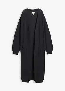 Dlouhý pletený kabátek se spadlými rameny, bonprix