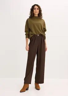 Oversize mikina z měkkého materiálu scuba, bonprix