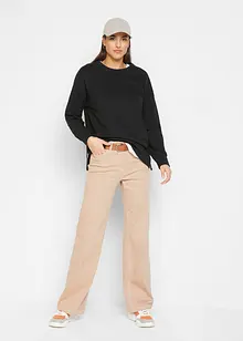 Mikina z bavlněné směsi, bonprix