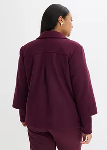 Kabanový kabátek s pletenými rukávy, bonprix