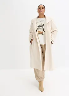 Kabát ve vlněném vzhledu, bonprix