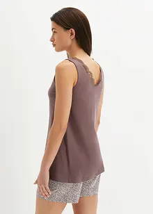 Krátké pyžamo s jemnou krajkou, bonprix