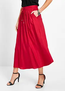 Viskózová maxi sukně, bonprix