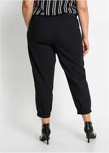 7/8 kalhoty ze vzdušné směsi se lnem, bonprix