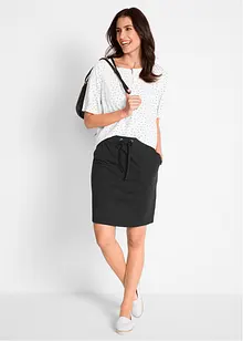 Sukně z organické bavlny se strečem, bonprix