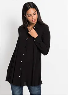 Halenka s knoflíkovou lištou s perličkami, bonprix