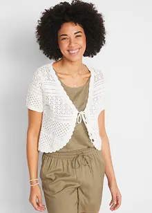 Krátké háčkované bolerko, bonprix