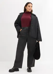 Džíny Barrel, Mid Waist, bonprix