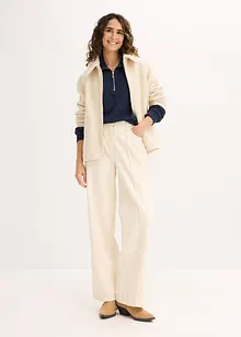 Oversize mikina se zipem, bonprix