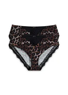 Maxikalhotky s jemnou krajkou (2 ks v balení), bonprix
