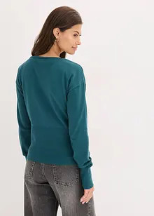 Kabátek z jemného úpletu ze splývavé viskózové směsi, bonprix