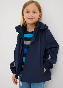 Termo bunda do deště, s odnímatelnou kapucí a reflexními detaily, bonprix