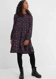 Žerzejové šaty ze strukturovaného materiálu se zmačkanou úpravou, bonprix