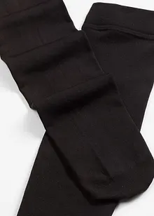 Termo podkolenky 120 den, z jemného materiálu s flísovým rubem (3 páry v balení), bonprix