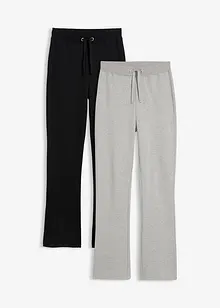 Joggingové kalhoty z čisté organické bavlny (2 ks v balení), bonprix