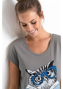 Krátká noční košile z čisté organické bavlny, bonprix