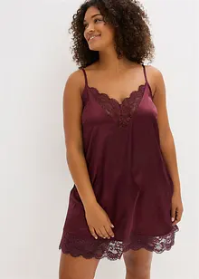 Saténové negližé s lesklým efektem, bonprix