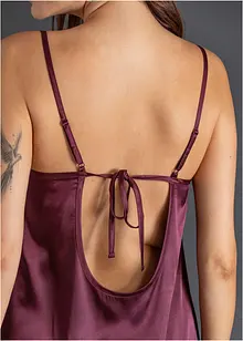 Saténové negližé s lesklým efektem, bonprix