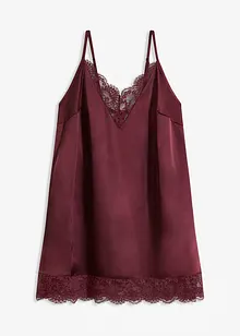 Saténové negližé s lesklým efektem, bonprix