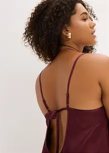 Saténové negližé s lesklým efektem, bonprix