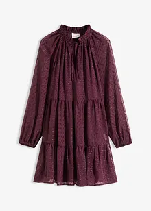 Tunikové šaty se třpytivým efektem, bonprix