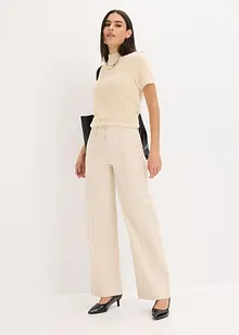 Keprové kalhoty se sámky a lištovou kapsou, bonprix