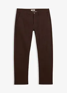 Strečové chino kalhoty Relaxed Fit s organickou bavlnou, Straight, bonprix