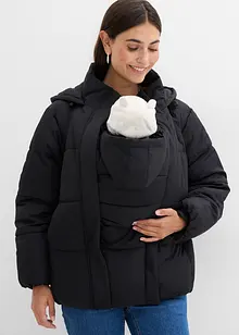 Těhotenská prošívaná bunda s nosicí vsadkou, vodoodpudivá 3 v 1, bonprix