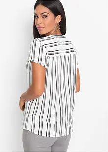 Halenka s krátkým rukávem, z čisté viskózy, bonprix