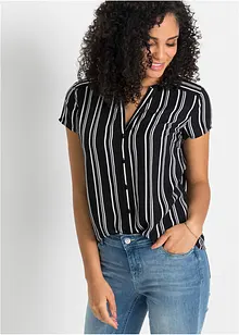 Halenka s krátkým rukávem, z čisté viskózy, bonprix