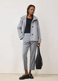 Úzké kalhoty s vlnou, bonprix